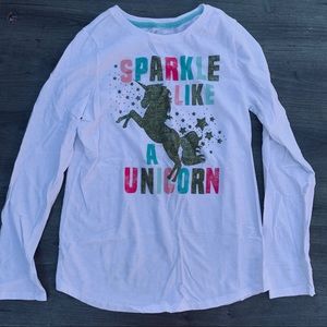 Sparkle like a unicorn graphic tee